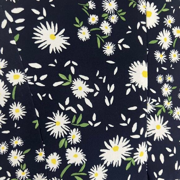 Tommy Hilfiger Fit & Flare Midi Dress Wind Blown Daisy Floral Jersey Size 12 - Picture 7 of 8